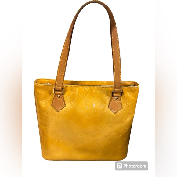 LOUIS VUITTON Vernis Houston Yellow/Gold Bag - Picture 8 of 16